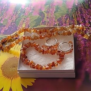 Necklace Earring Bracelet Set